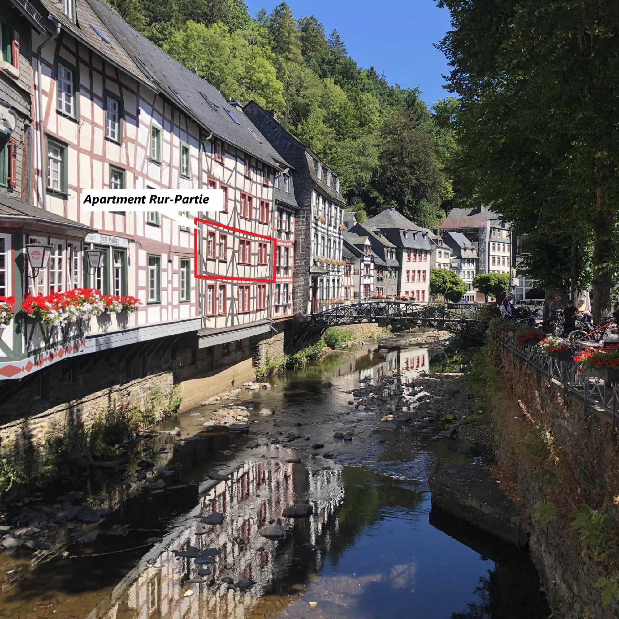 Apartment Rur-Partie Im Haus An Der Rur Monschau Esterno foto