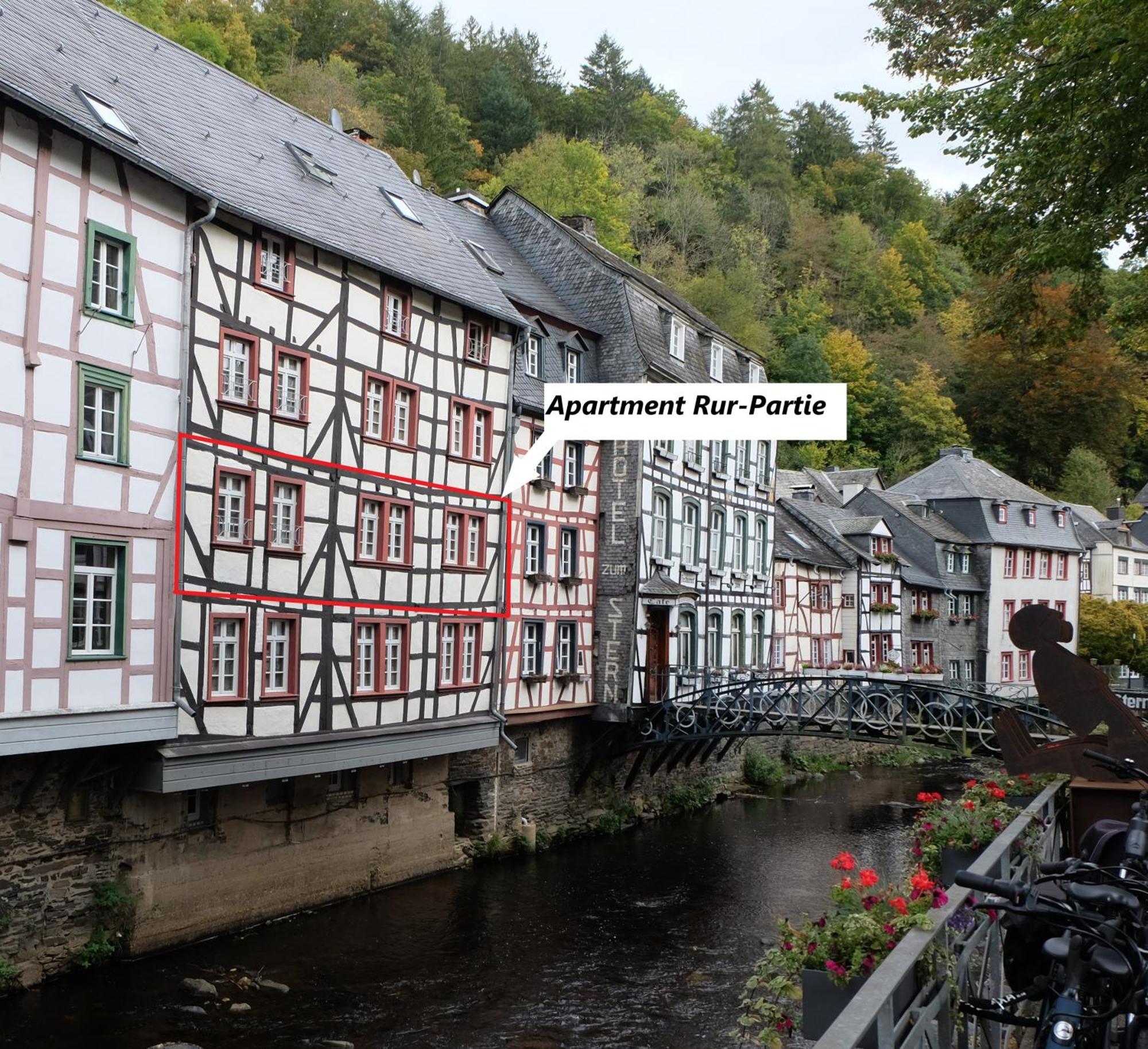 Apartment Rur-Partie Im Haus An Der Rur Monschau Esterno foto